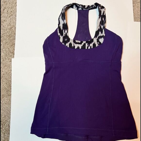Lululemon Scoop Neck Tank, Animal Print. Rare and hard‎ to find.  Size 6. - Picture 1 of 6